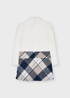 Mayoral Plaid combined dress