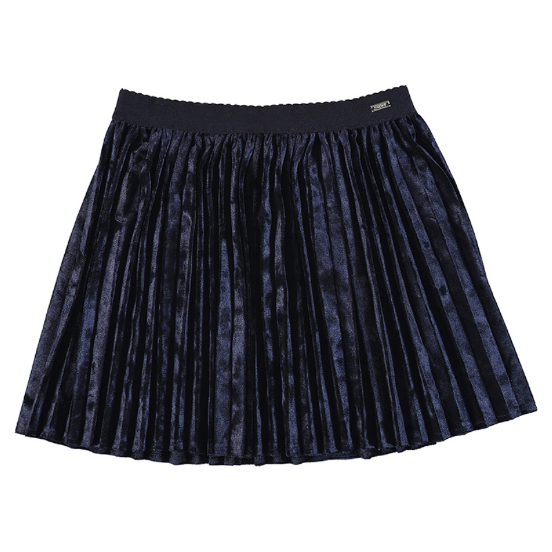 meisjes Pleated Skirt van Mayoral in de kleur Donkerblauw in maat 128.