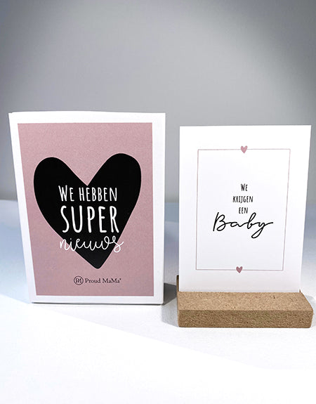 Proud Mama - Wensdoosje - We hebben super nieuws