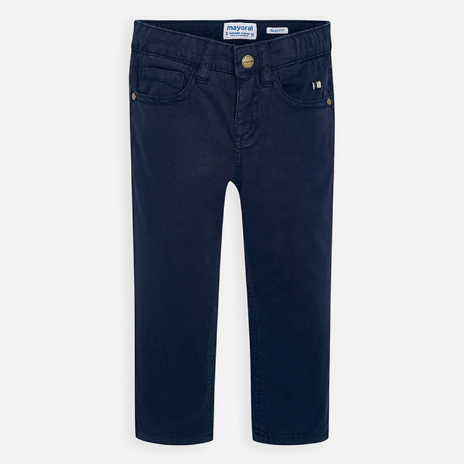 Mayoral Basic slim fit serge pants