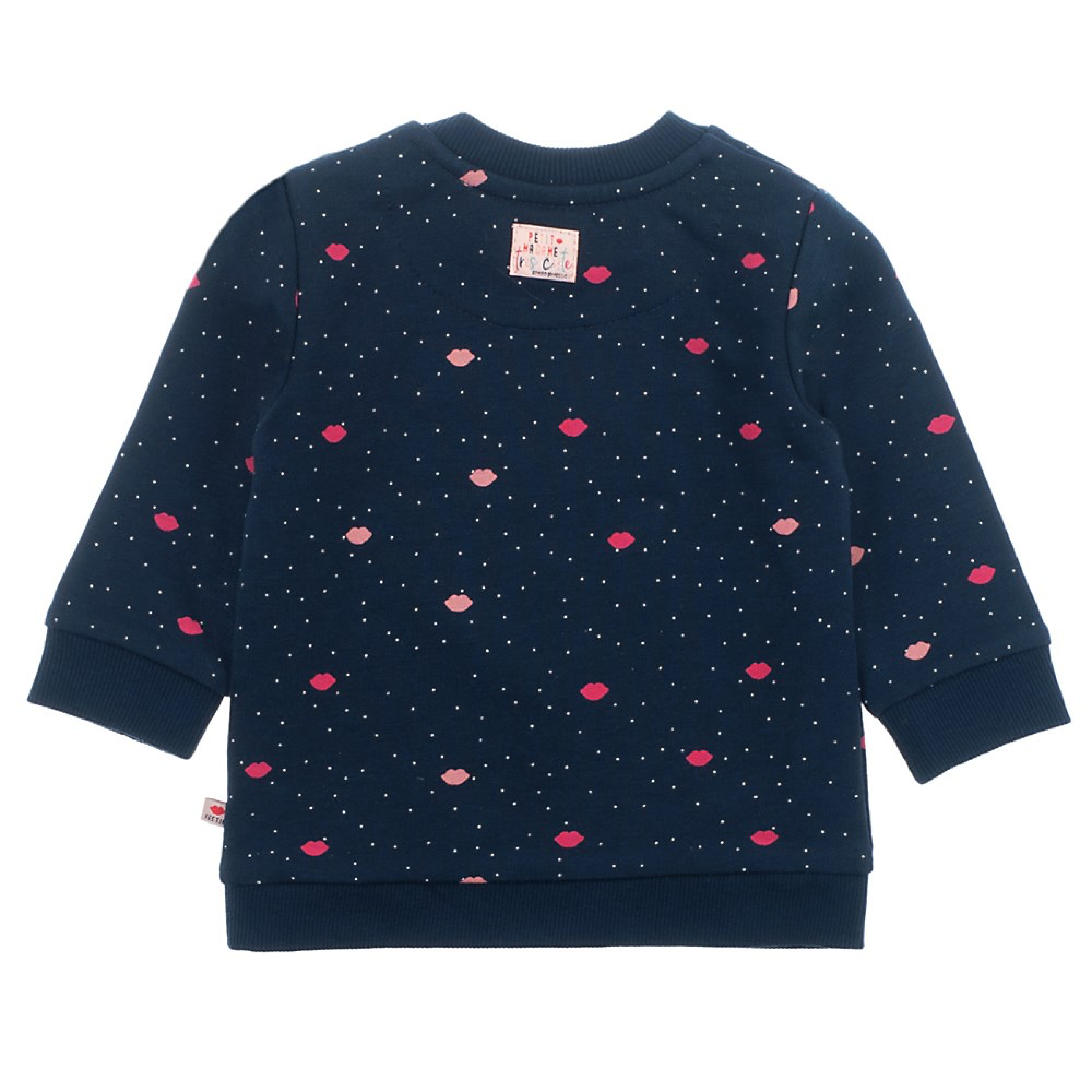 Meisjes Sweater Amour - Mon Petit van Feetje in de kleur Marine in maat 86.