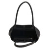 Zebra Natural bag kartel met drukknoop - Zwart