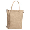 Zebra Natural bag kartel met rits - Sand