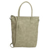Zebra Natural bag kartel met rits - Nature Green