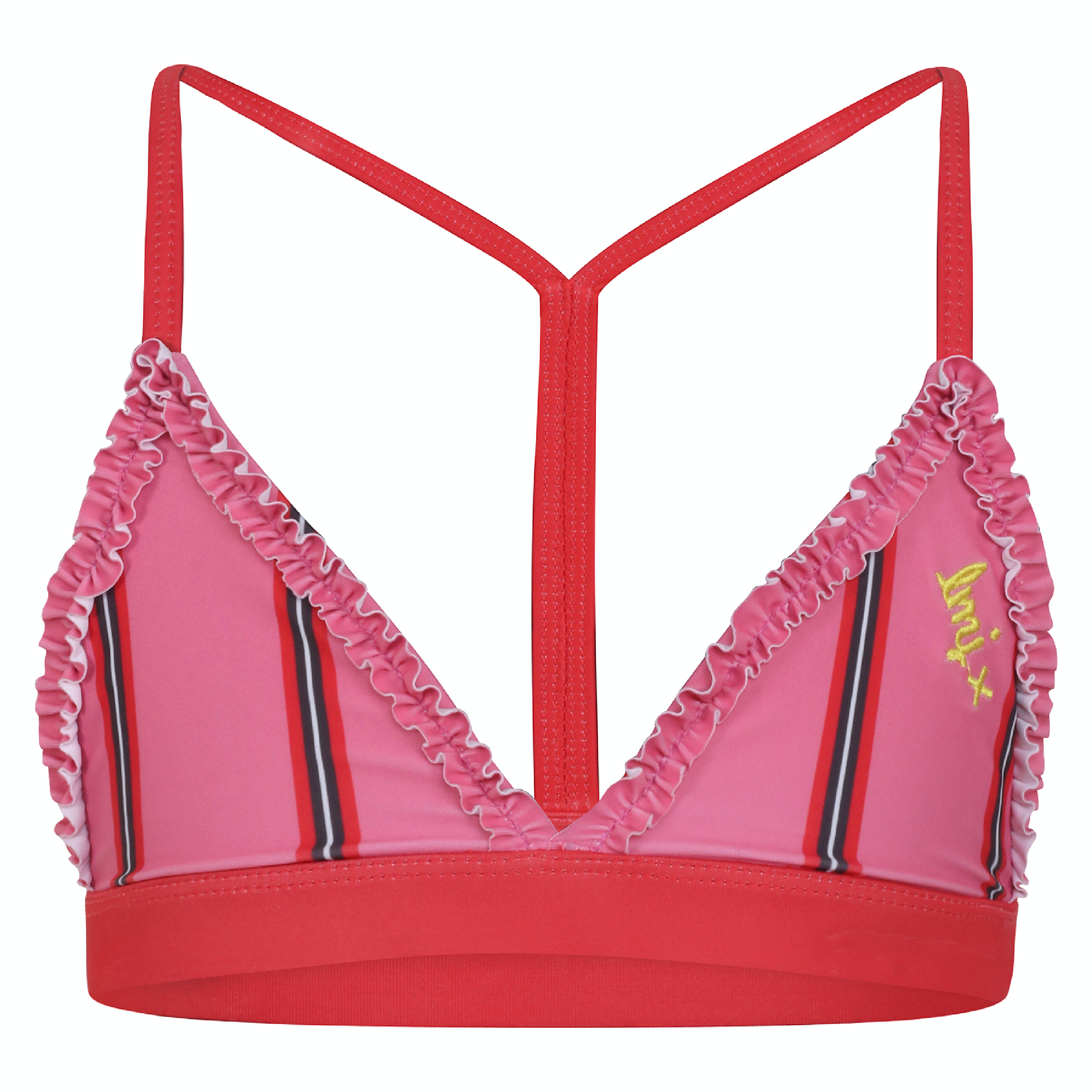 Meisjes Bikini van Miss Juliette in de kleur Roze in maat 146, 152.