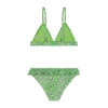 Meisjes BLAKE bikini set POOLSIDE PAISLEY  van Shiwi in de kleur kelly green  in maat 170-176.