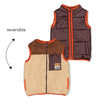 Jongens Bodywarmer teddy - Fly Wild van Sturdy in de kleur Hazelnoot in maat 128.