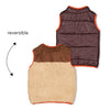 Jongens Bodywarmer teddy - Fly Wild van Sturdy in de kleur Hazelnoot in maat 128.