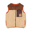Jongens Bodywarmer teddy - Fly Wild van Sturdy in de kleur Hazelnoot in maat 128.