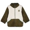 Jongens Omkeerbaar teddy vest - North Sea Party van Sturdy in de kleur Army in maat 128.