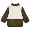 Jongens Omkeerbaar teddy vest - North Sea Party van Sturdy in de kleur Army in maat 128.
