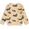 Jongens Sweater AOP - Tiki Island van Sturdy in de kleur Zand in maat 128.
