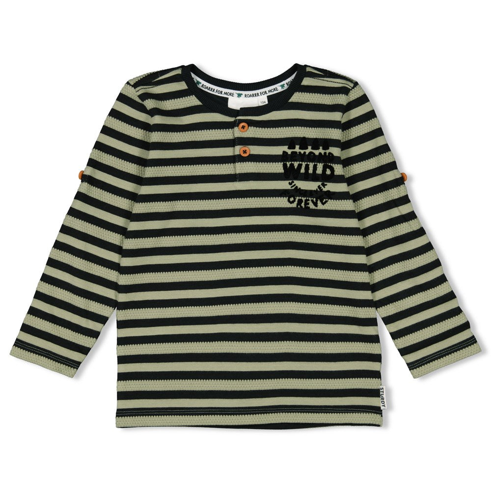 Sturdy Longsleeve streep - He Ho Dino