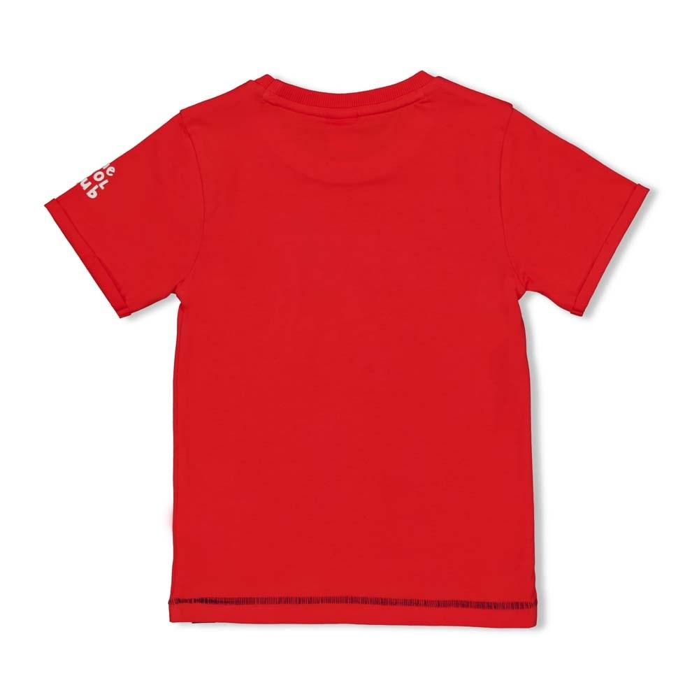 Jongens T-shirt Fast - Playground van Sturdy in de kleur Rood in maat 128.