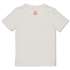 Jongens T-shirt - Happy Camper van Sturdy in de kleur Offwhite in maat 128.