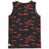 Jongens Singlet - Happy Camper van Sturdy in de kleur Antraciet in maat 128.