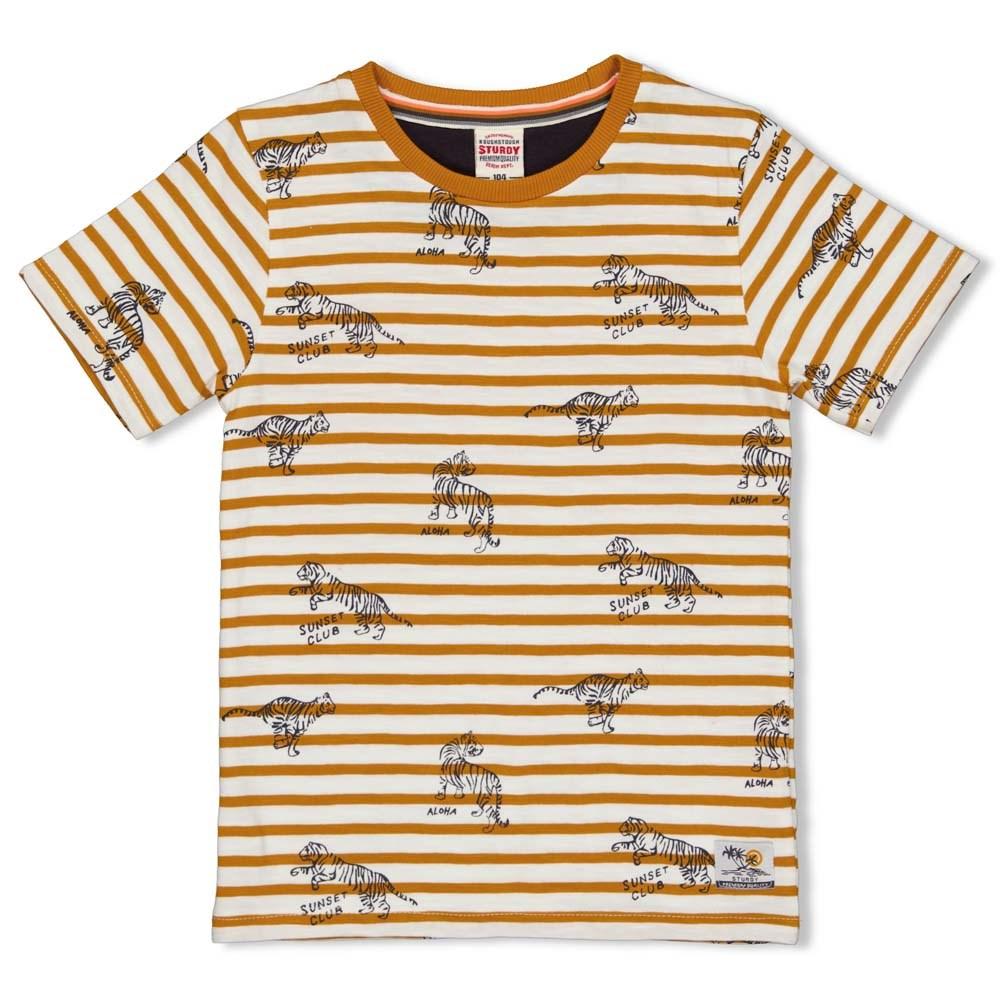 Sturdy T-shirt streep - Happy Camper