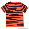 Jongens T-shirt AOP - Happy Camper van Sturdy in de kleur Neon Koraal in maat 128.