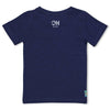 Jongens T-shirt Flow - Smile & Wave van Sturdy in de kleur Indigo in maat 128.