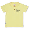 Jongens Polo - Smile & Wave van Sturdy in de kleur Geel in maat 128.