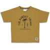 Jongens T-shirt Sunside - Tiki Island van Sturdy in de kleur Olijf in maat 128.