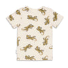 Jongens T-shirt AOP - Tiki Island van Sturdy in de kleur Off White in maat 128.