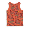 Jongens Singlet AOP - El Sol van Sturdy in de kleur Brique in maat 128.