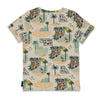 Jongens T-shirt AOP - El Sol van Sturdy in de kleur Off White in maat 128.