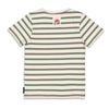 Jongens T-shirt streep - El Sol van Sturdy in de kleur Army in maat 128.
