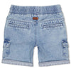 Jongens Short - Summer Denims van Sturdy in de kleur Grey denim in maat 128.