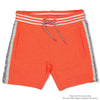 Jongens Short - Happy Camper van Sturdy in de kleur Neon Koraal in maat 128.