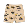 Jongens Short AOP - Tiki Island van Sturdy in de kleur Zand in maat 128.