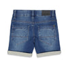 Jongens Short -  Summer Denim van Sturdy in de kleur m.Blauw denim in maat 128.