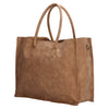 Zebra Natural Bag Lisa  XL Shopper (Camel)