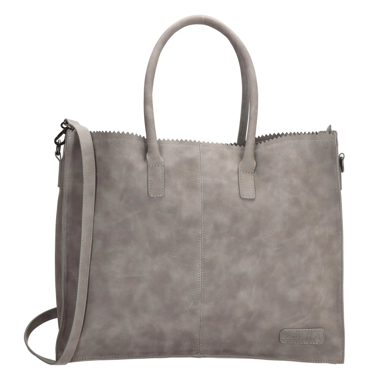 Zebra Natural Bag Lisa XL Shopper (Midgrey)