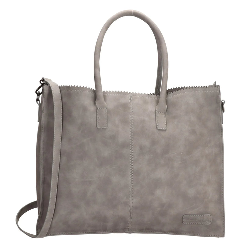 Zebra Lisa  XL Shopper - Midgrey