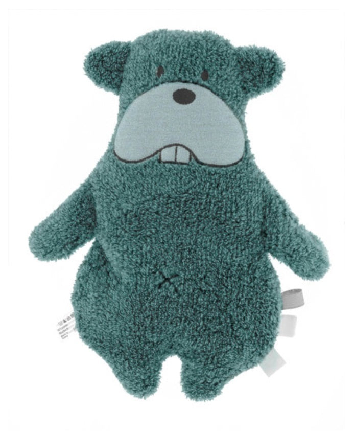 Snooze Baby Knuffel Organic Bammy Beaver Smokey Green