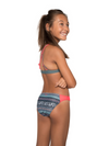 meisjes Janna Triangle Bikini van Protest in de kleur Grey Day in maat 176.