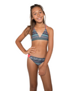meisjes Janna Triangle Bikini van Protest in de kleur Grey Day in maat 176.