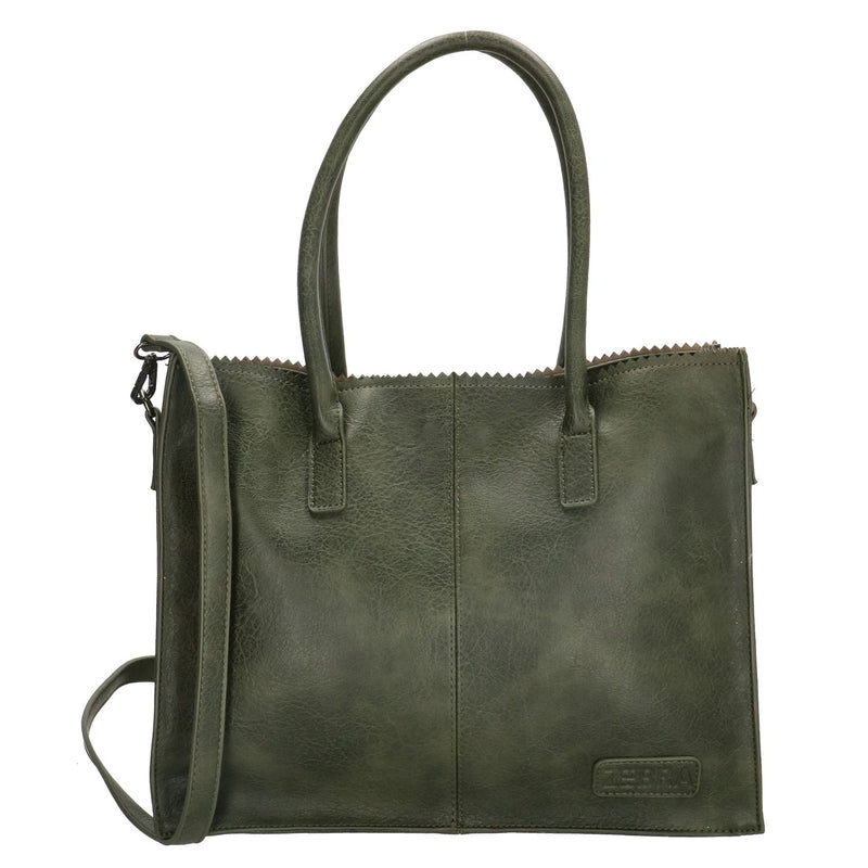 Zebra Natural bag kartel rits armygreen