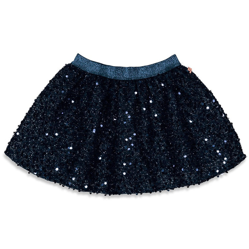 Meisjes Pailetten rok - Moonlight Dancing van Jubel in de kleur Marine in maat 140.