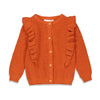 Meisjes Vest gebreid - Moonlight Dancing van Jubel in de kleur l.Roze in maat 140.