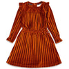 Meisjes Jurk velvet - Made Of Magic van Jubel in de kleur Bruin in maat 140.
