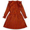 Meisjes Jurk velvet - Made Of Magic van Jubel in de kleur Bruin in maat 140.
