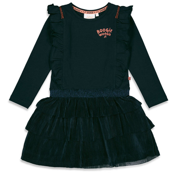 Meisjes Jurk - Moonlight Dancing van Jubel in de kleur Marine in maat 140.