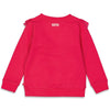 Meisjes Sweater ruches - Made Of Magic van Jubel in de kleur Fuchsia in maat 140.