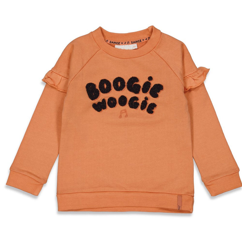 Meisjes Sweater - Moonlight Dancing van Jubel in de kleur l.Roze in maat 140.