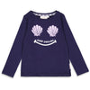 Meisjes Longsleeve - Shell We Dance van Jubel in de kleur Marine in maat 140.