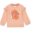 Meisjes Sweater - Have A Nice Daisy van Jubel in de kleur l.Roze in maat 140.