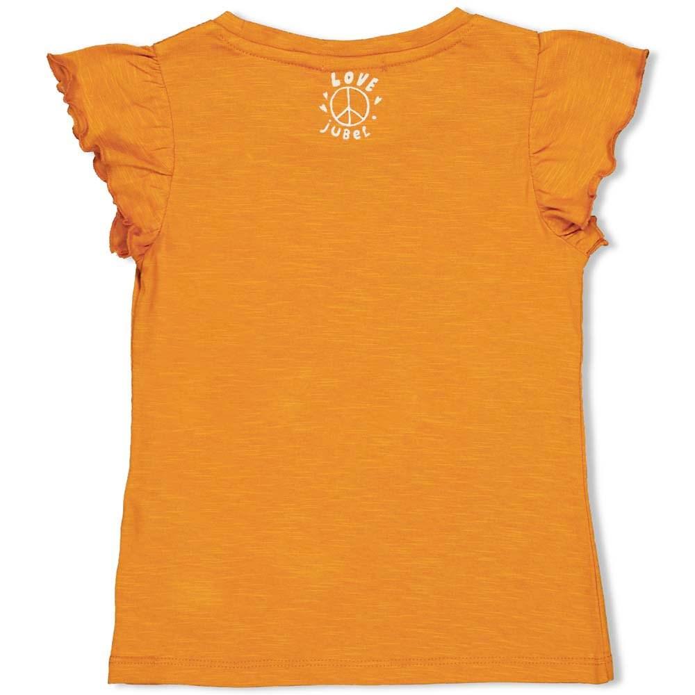 Meisjes T-shirt - Whoopsie Daisy van Jubel in de kleur Okergeel in maat 140.